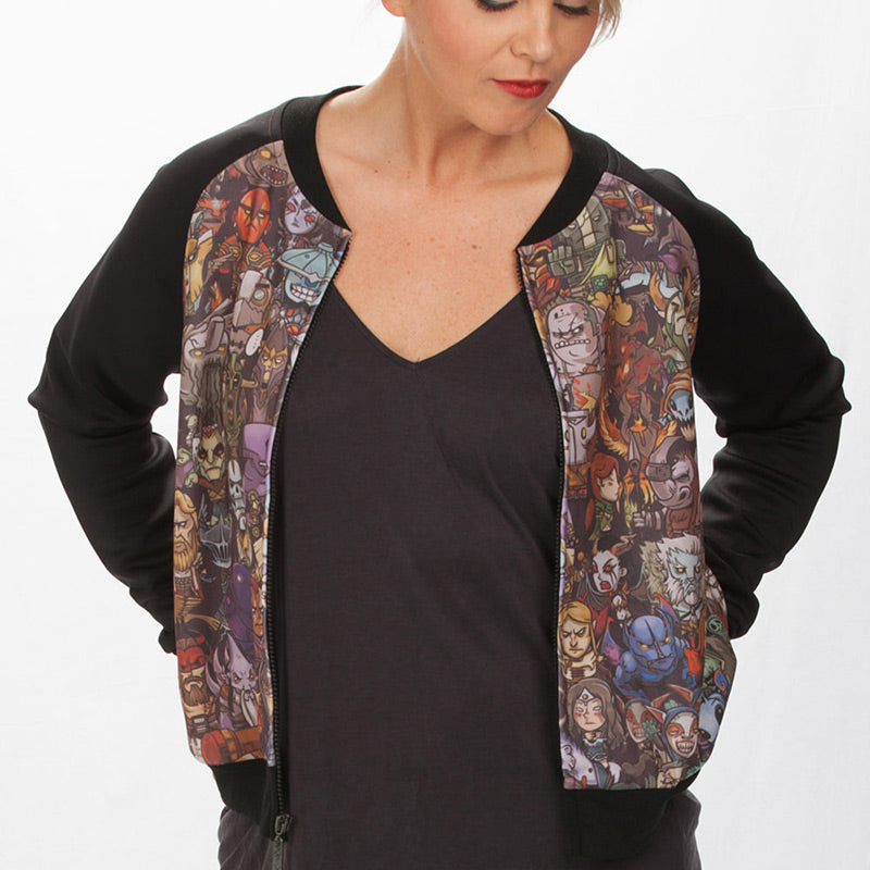 TI5 WOMEN'S HERO COLLAGE JACKET