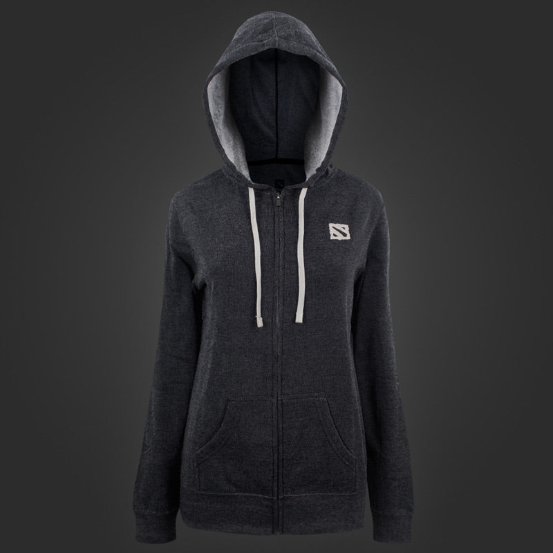 TI4 WOMEN'S SILVER HOODED FLEECE