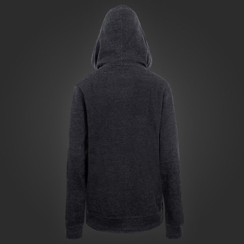 TI4 WOMEN'S SILVER HOODED FLEECE