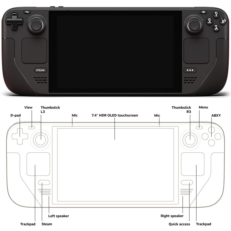 STEAM DECK 512GB OLED