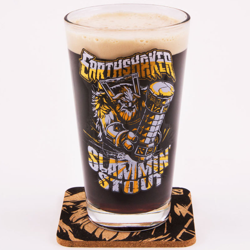 EARTHSHAKER PINT GLASS