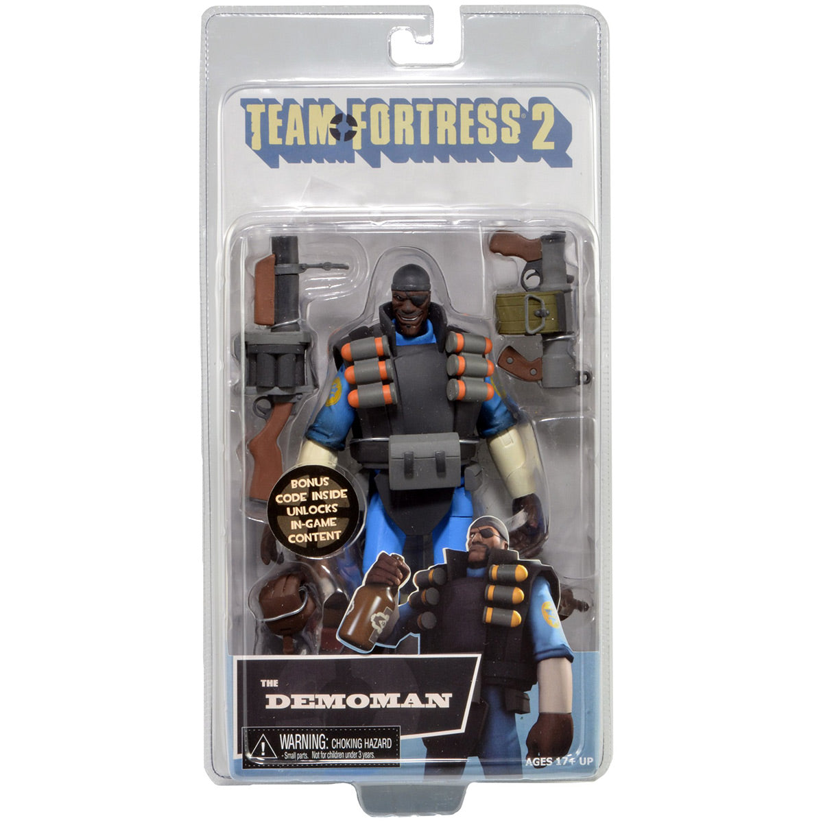 TF2 BLU DEMOMAN NECA ACTION FIGURE